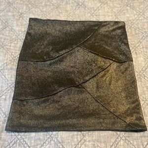 Zara Gold Shimmer Mermaid Short skirt